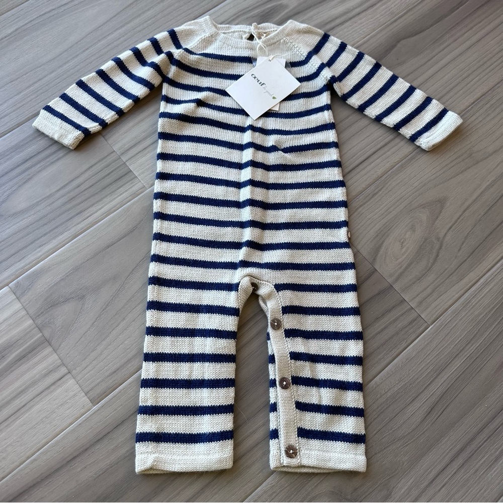 OEUF stripe Onesie